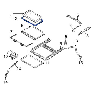 Mazda OE - Sunroof Seal