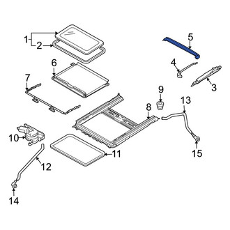 Mazda OE - Sunroof Drip Rail
