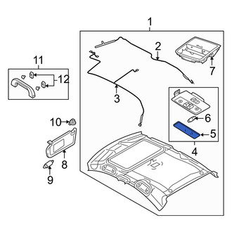 Mazda OE - Cargo Area Light