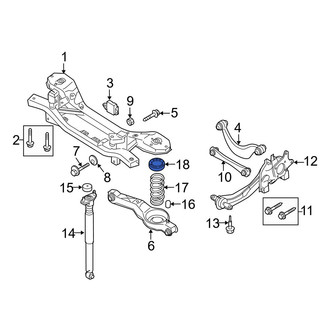 Mazda OE - Rear Upper Coil Spring Insulator