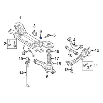 Mazda OE - Rear Suspension Control Arm Nut