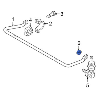 Mazda OE - Rear Suspension Stabilizer Bar Link Nut