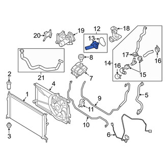 Mazda OE - Engine Coolant Thermostat Kit