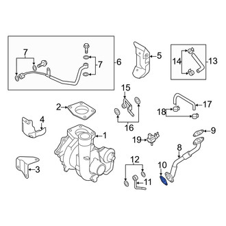 Mazda OE - Turbocharger Oil Line Gasket