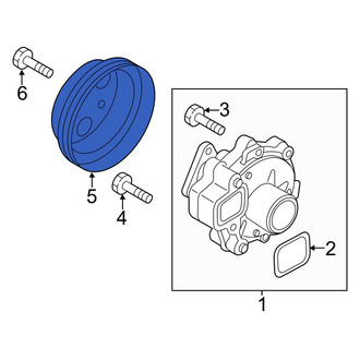Mazda OE - Engine Water Pump Pulley