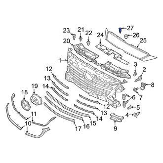 Mazda OE - Grille Rivet