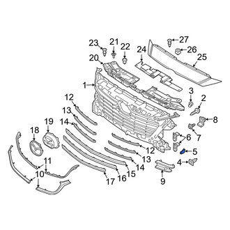 Mazda OE - Grille Emblem Clip