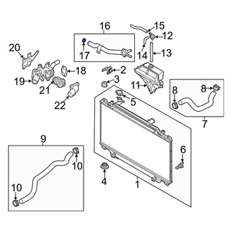 Mazda OE - Engine Coolant Pipe O-Ring