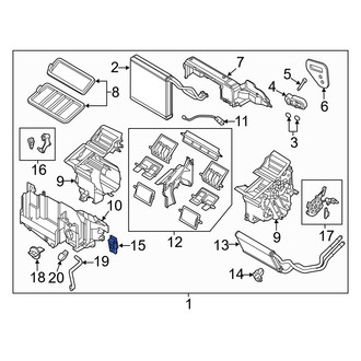 Mazda OE - HVAC Unit Case Cover