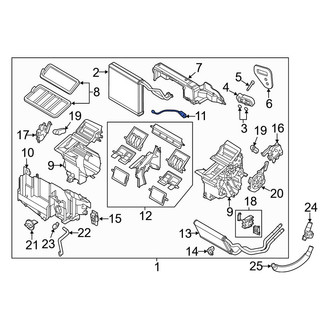 Mazda OE - A/C Evaporator Temperature Sensor