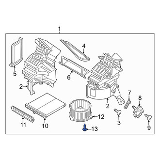 Mazda OE - Inner Interior Door Handle Screw