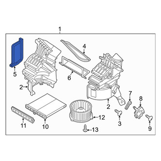 Mazda OE - HVAC Blower Case Gasket
