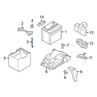 Mazda OE - Battery Hold Down Stud