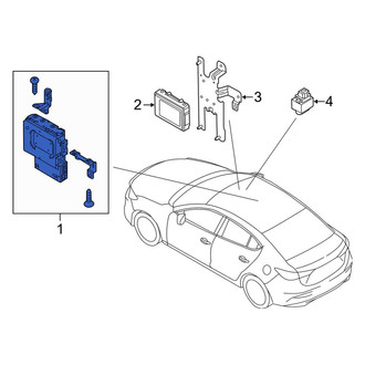 Mazda OE - Radio Control Unit