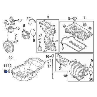 Mazda OE - Engine Oil Drain Plug