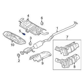 Mazda OE - Rear Catalytic Converter Gasket