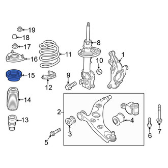 Mazda OE - Front Suspension Strut Bearing