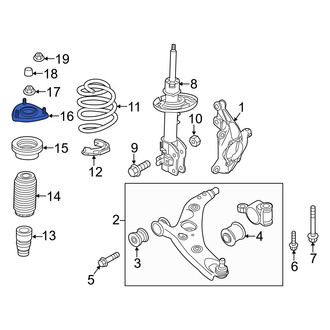 Mazda OE - Front Suspension Strut Mount