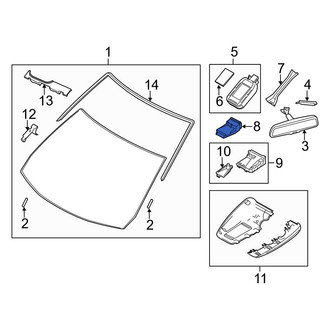 Mazda OE - Front Collision Warning Sensor