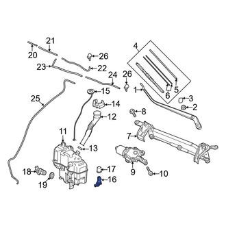 Mazda OE - Washer Fluid Level Sensor