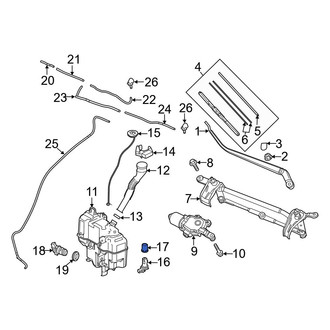 Mazda OE - Washer Fluid Level Sensor Seal
