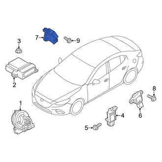 Mazda OE - Rear Air Bag Impact Sensor
