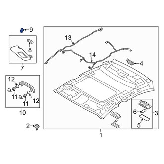 Mazda OE - Sun Visor Holder