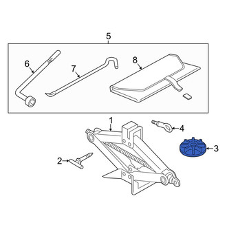 Mazda OE - Spare Tire Nut