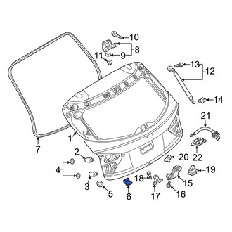 Mazda OE - Rear Liftgate Drain Plug
