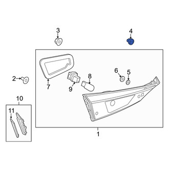 Mazda OE - Tail Light Clip