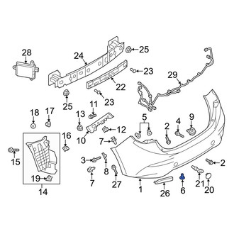 Mazda OE - Door Interior Trim Panel Retainer