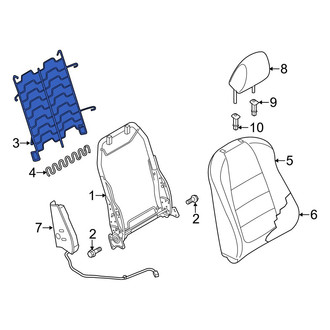 Mazda OE - Front Left Upper Seat Back Cushion Spring