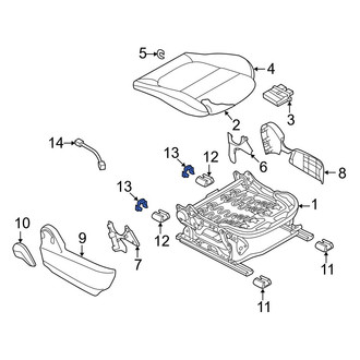 Mazda OE - Seat Track Cover Cap