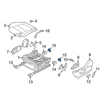 Mazda OE - Seat Track Cover Cap