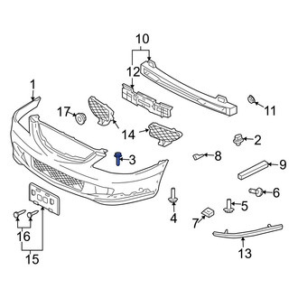 Mazda OE - Radiator Support Access Cover Bolt