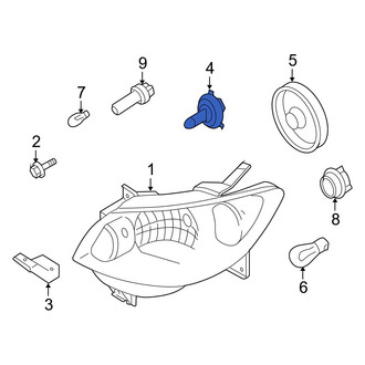 Mazda OE - Front Headlight Bulb