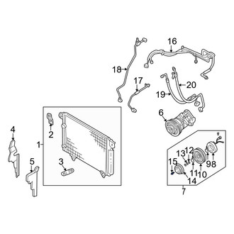 Mazda OE - A/C Compressor Bolt