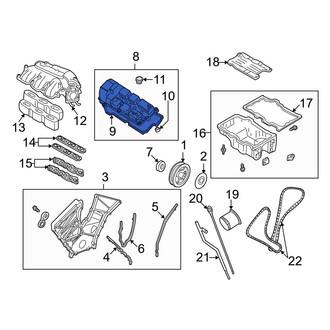 Mazda OE - Left Engine Valve Cover Gasket