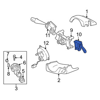 Mazda OE - Wiper Switch