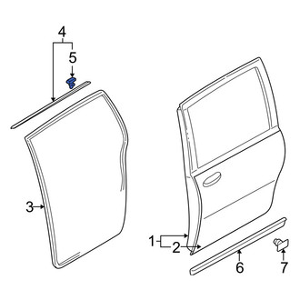Mazda OE - Hood Seal Clip