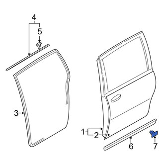 Mazda OE - Hood Seal Clip