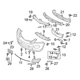 Mazda OE - Front Bumper - Bumper & Components