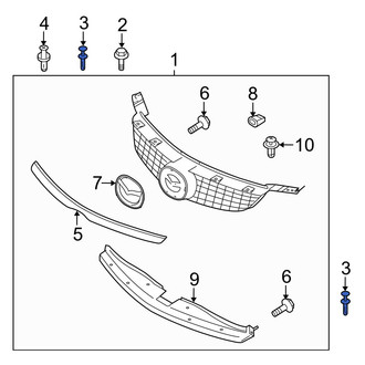 Mazda OE - Grille Retainer