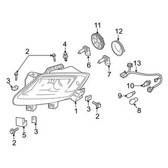 Mazda OE - Front Lamps - Combination Lamps (Halogen)