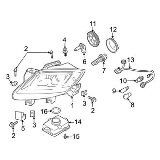 Mazda OE - Front Lamps - Combination Lamps (Xenon)