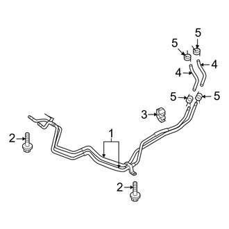 Mazda OE - Air Conditioner & Heater - Rear Heater (Tube and Hoses)