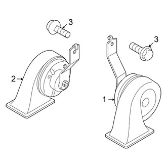 Mazda OE - Electrical - Horn