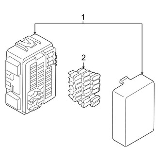 Mazda OE - Electrical - Fuse & Relay (Instrument Panel)