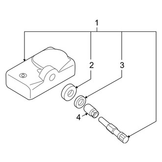 Mazda OE - Electrical - Tire Pressure Monitor Components (Grand Touring / Sport / Touring)
