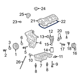 Mazda OE - Right Engine Valve Cover Gasket